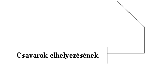 Line Callout 4 (Accent Bar): Csavarok elhelyezsnek